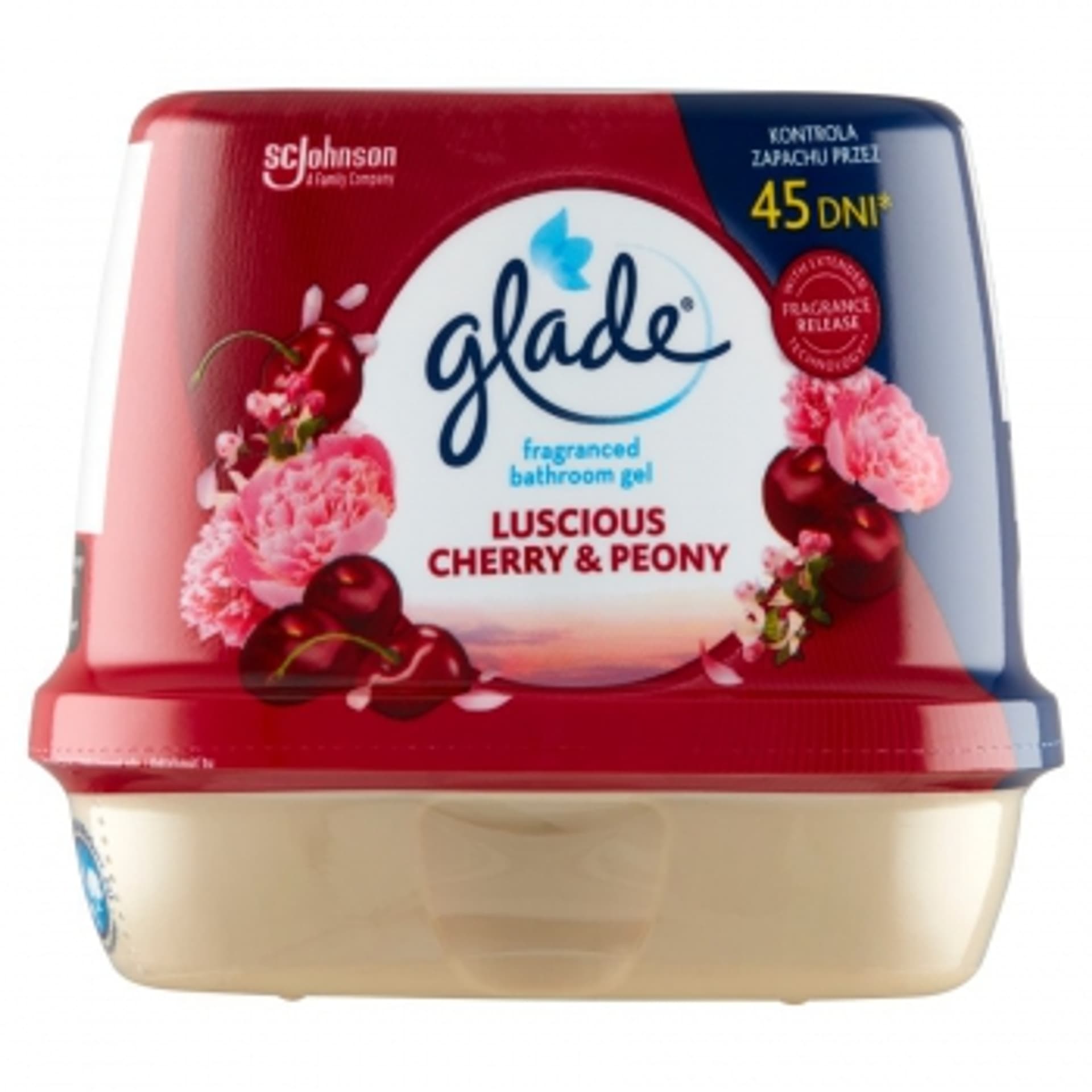 

Odświeżacz GLADE żel 180g Cherry & Peony