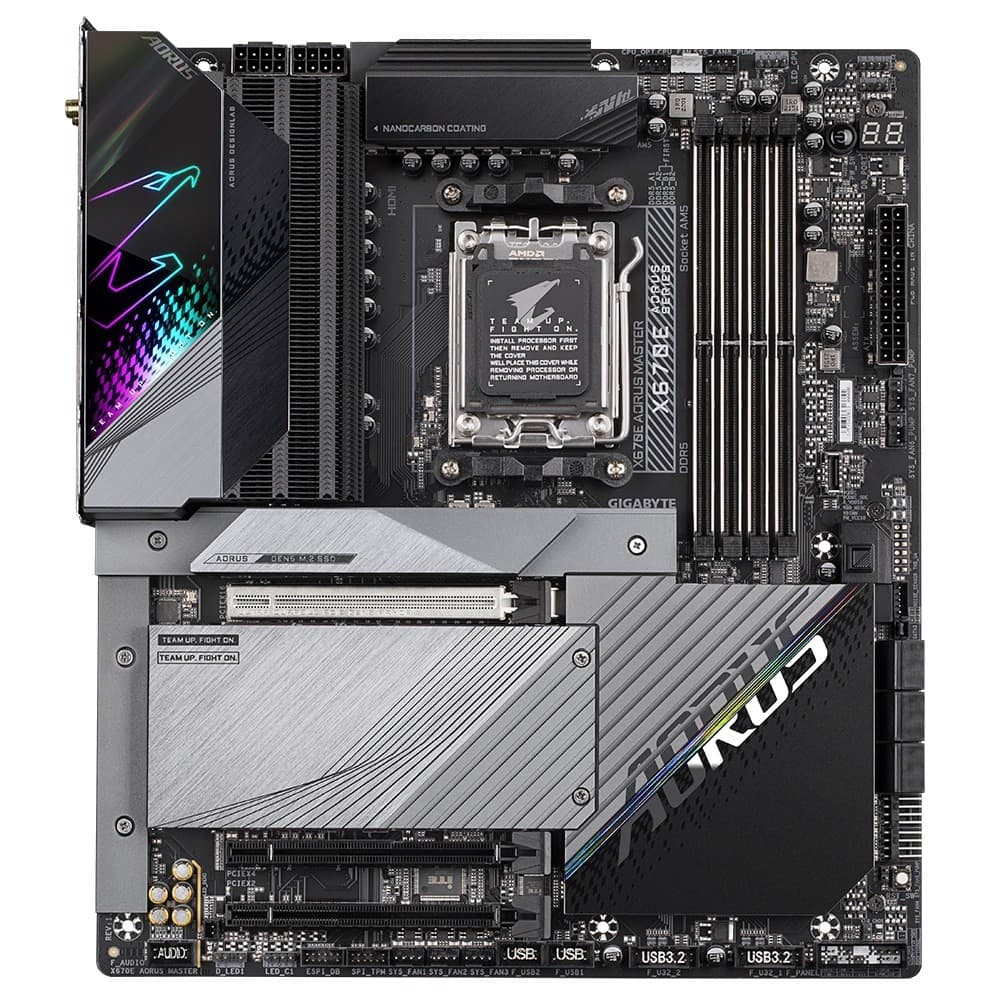 

Płyta główna X670E AORUS MASTER AM5 4DDR5 HDMI/DP EATX