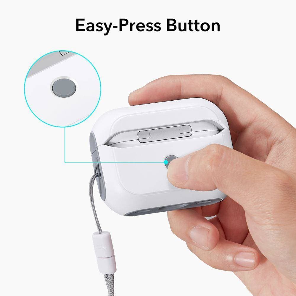 

Etui na Apple AirPods Pro 1 / 2 MagSafe ESR Orbit Halolock biały