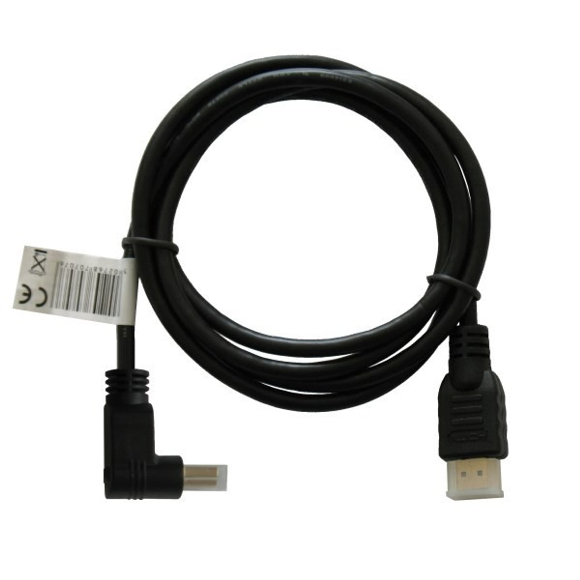 

Kabel HDMI kątowy złoty v1.4 3D, 4Kx2K, 1.5m, wielopak 10 szt., CL-04