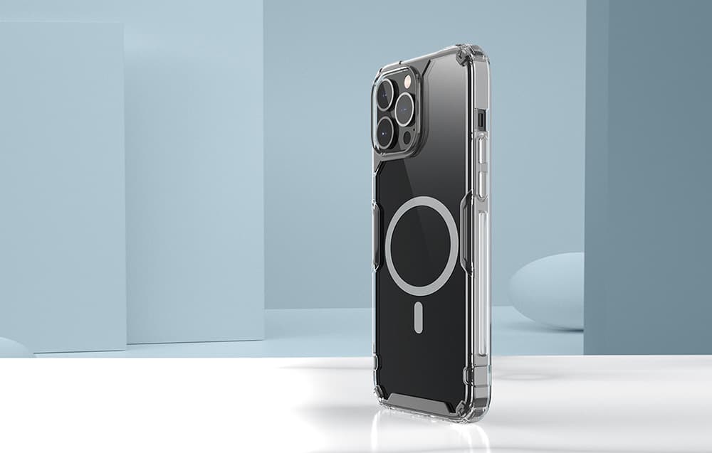 

Etui magnetyczne Nillkin Nature TPU Pro do Apple iPhone 14 Pro Max (białe)