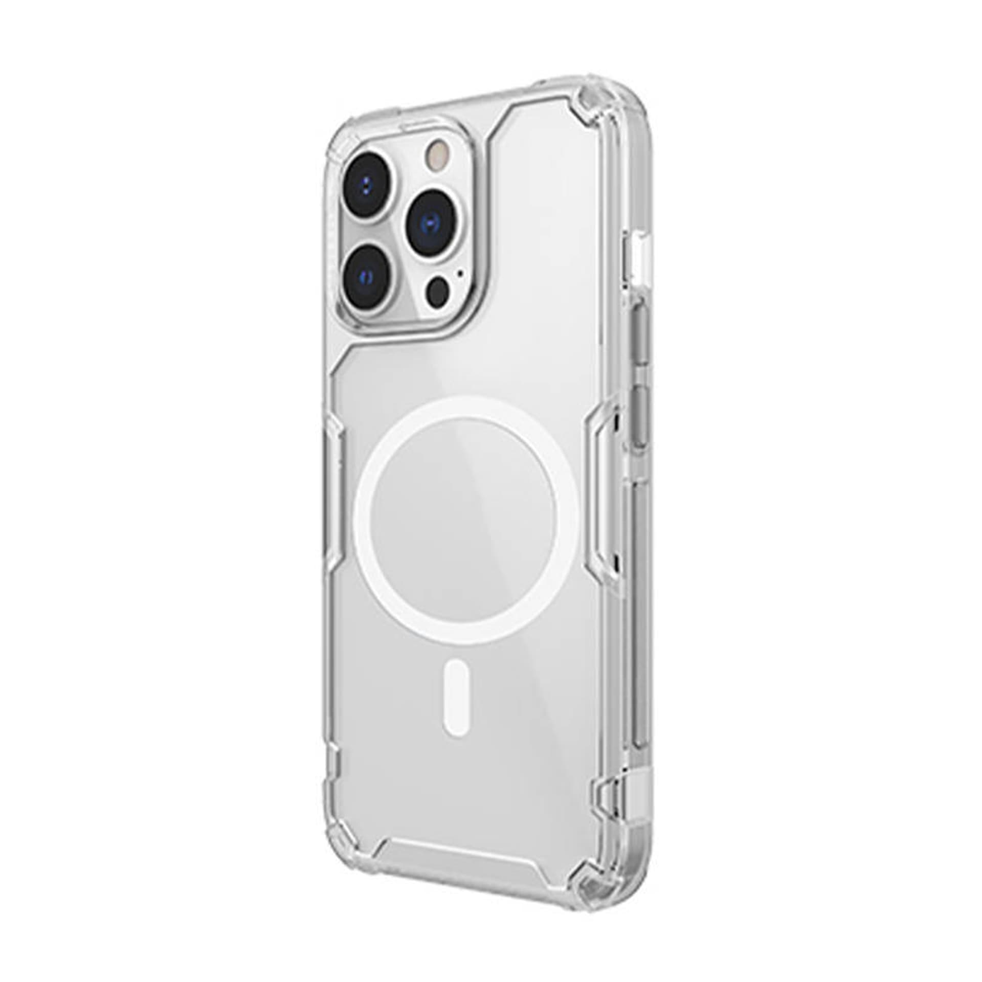 

Etui magnetyczne Nillkin Nature TPU Pro do Apple iPhone 13 Pro (białe)