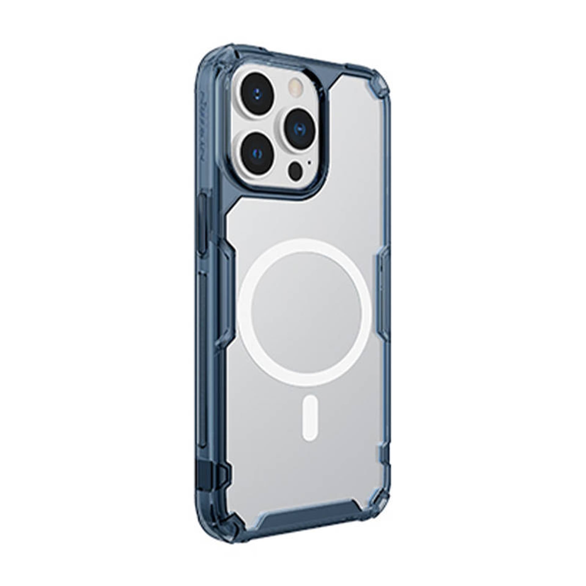 

Etui magnetyczne Nillkin Nature TPU Pro do Apple iPhone 13 Pro (niebieskie)