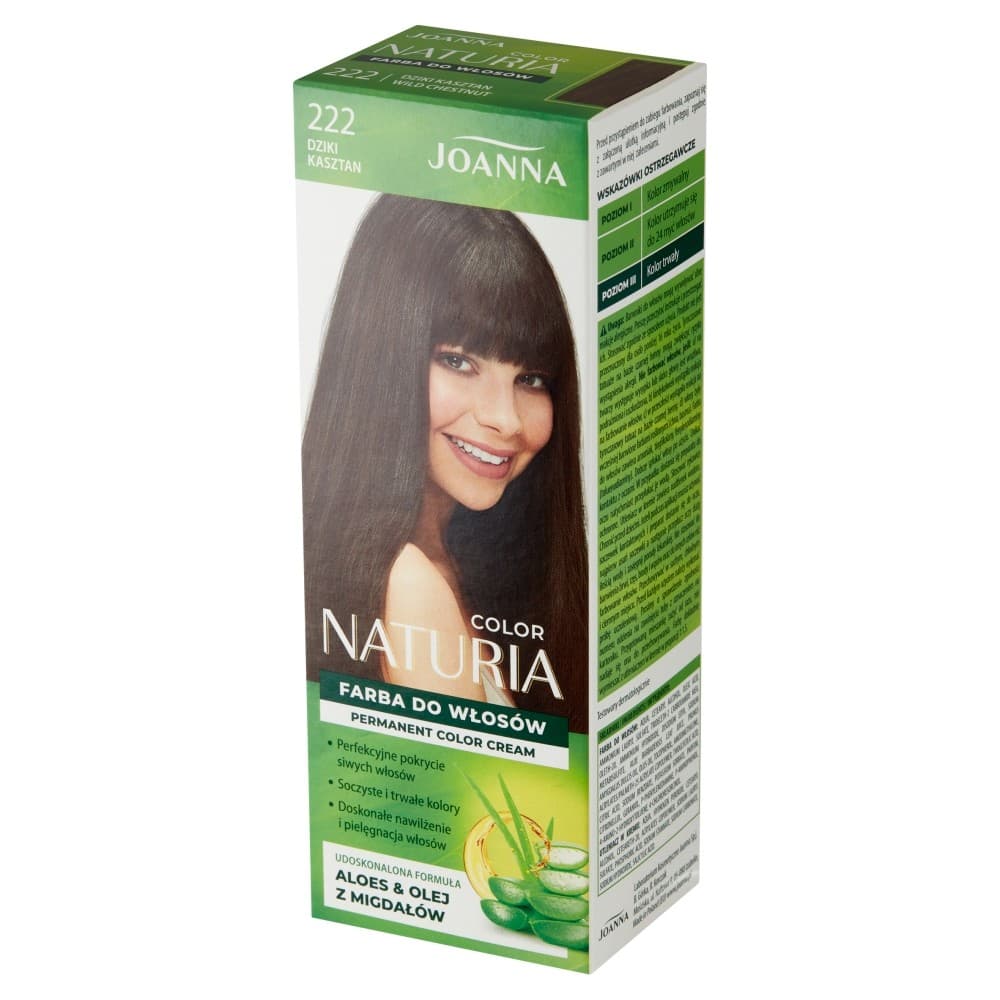 

Joanna Naturia Color Farba do włosów nr 222 - Dziki Kasztan 1op.
