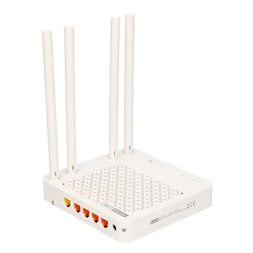

TOTOLINK A702R AC1200 WIRELESS DUAL BAND ROUTER