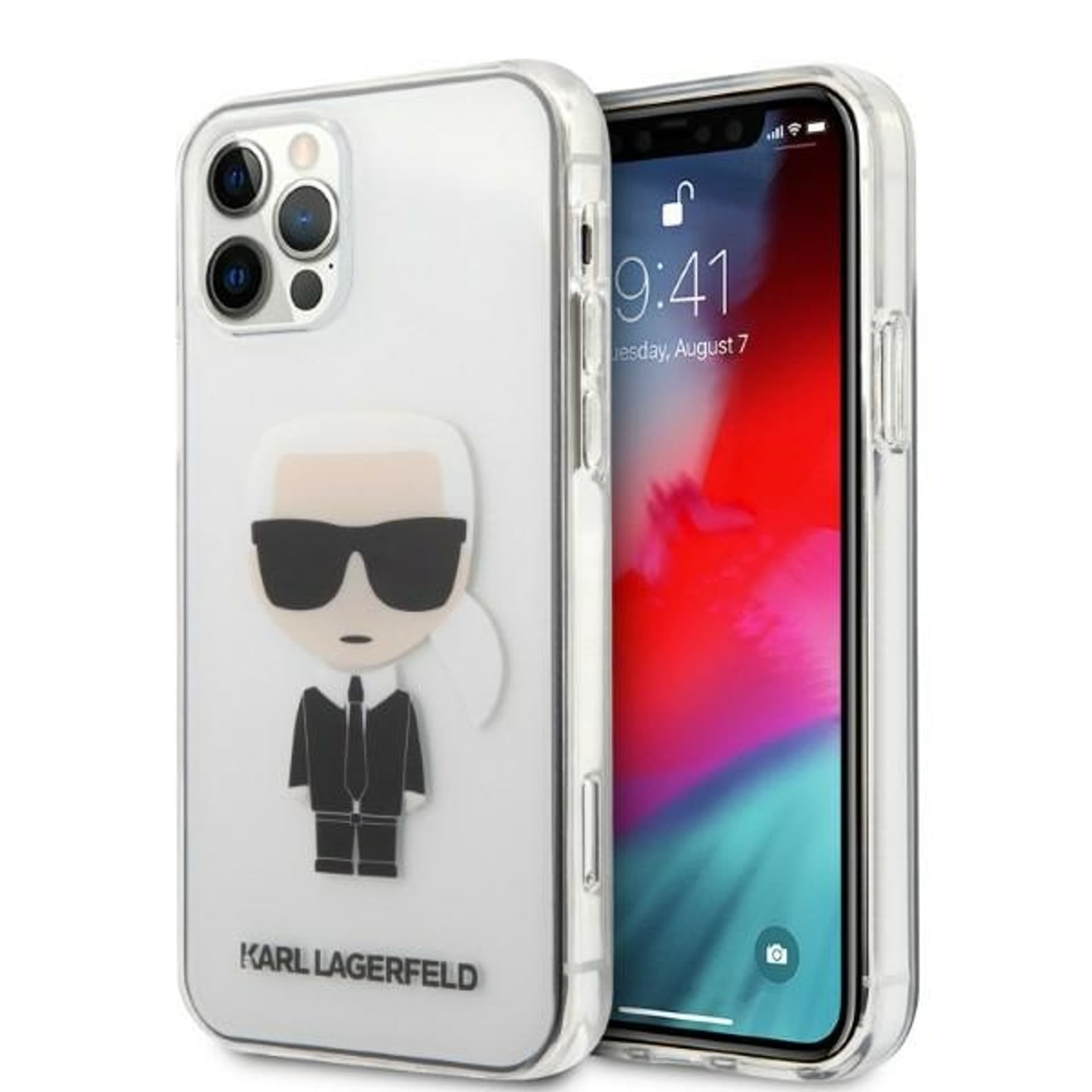 

Karl Lagerfeld Ikonik - Etui iPhone 12 Pro Max (przezroczysty)