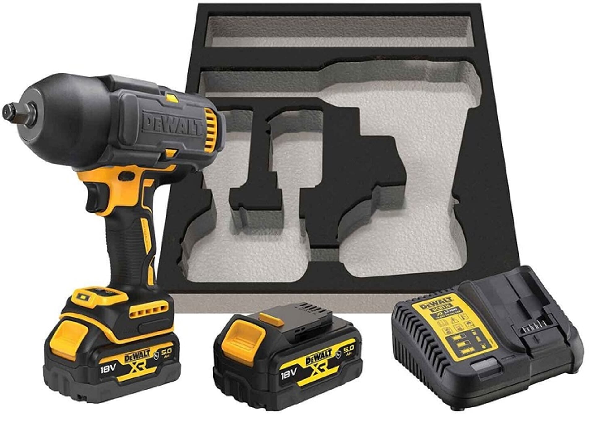 

AKUMULATOROWY KLUCZ UDAROWY 1/2'' XR 18V 2*5.0AH GFN