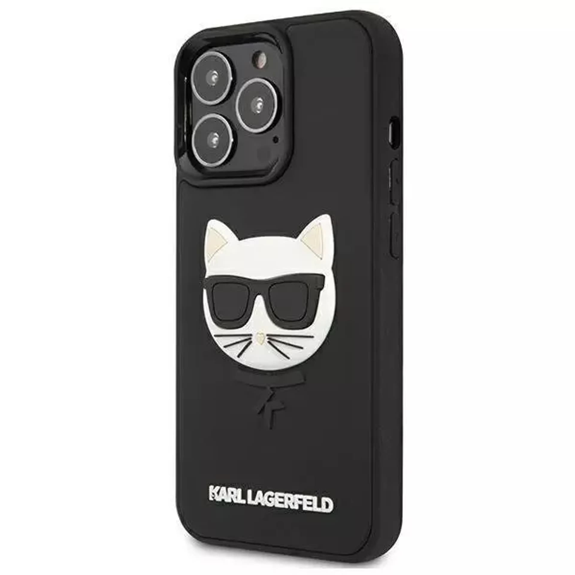 

Karl Lagerfeld KLHCP13LCH3DBK 13 Pro / 13 6,1" czarny/black hardcase 3D Rubber Choupette