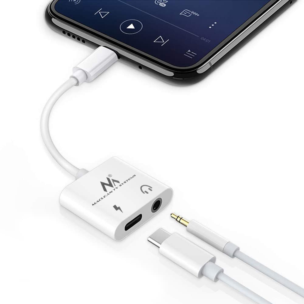

Adapter USB Type-C - 3,5mm mini jack z Power Delivery (PD) 30W Maclean, MCTV-848, Pd) 30w maclean/mctv-84
