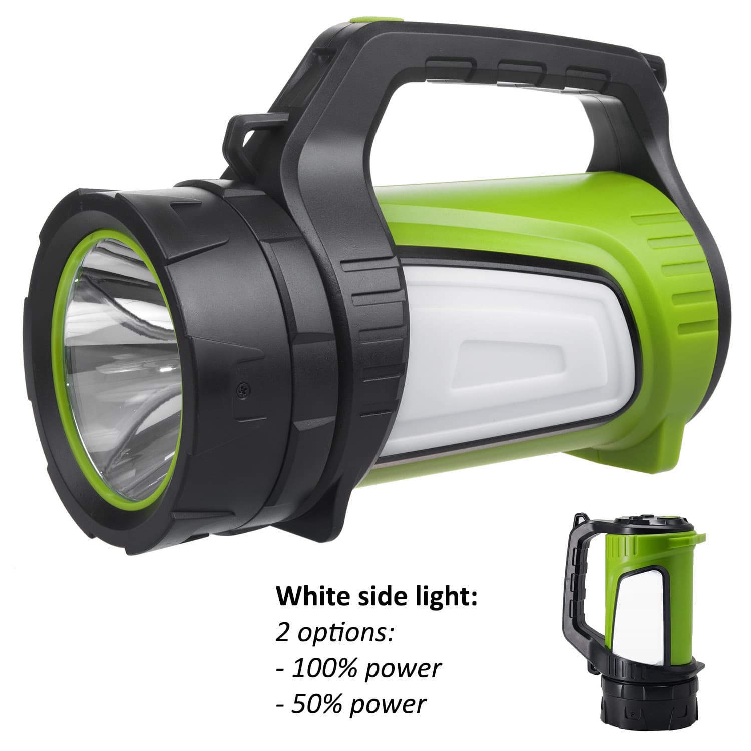 

Latarka LED 3w1 Maclean, funkcja powerbanku, 3 tryby świecenia, 5W XM-L-T6, Cold White 6000K, 3,7V 2x18650 4000mAh, MCE345