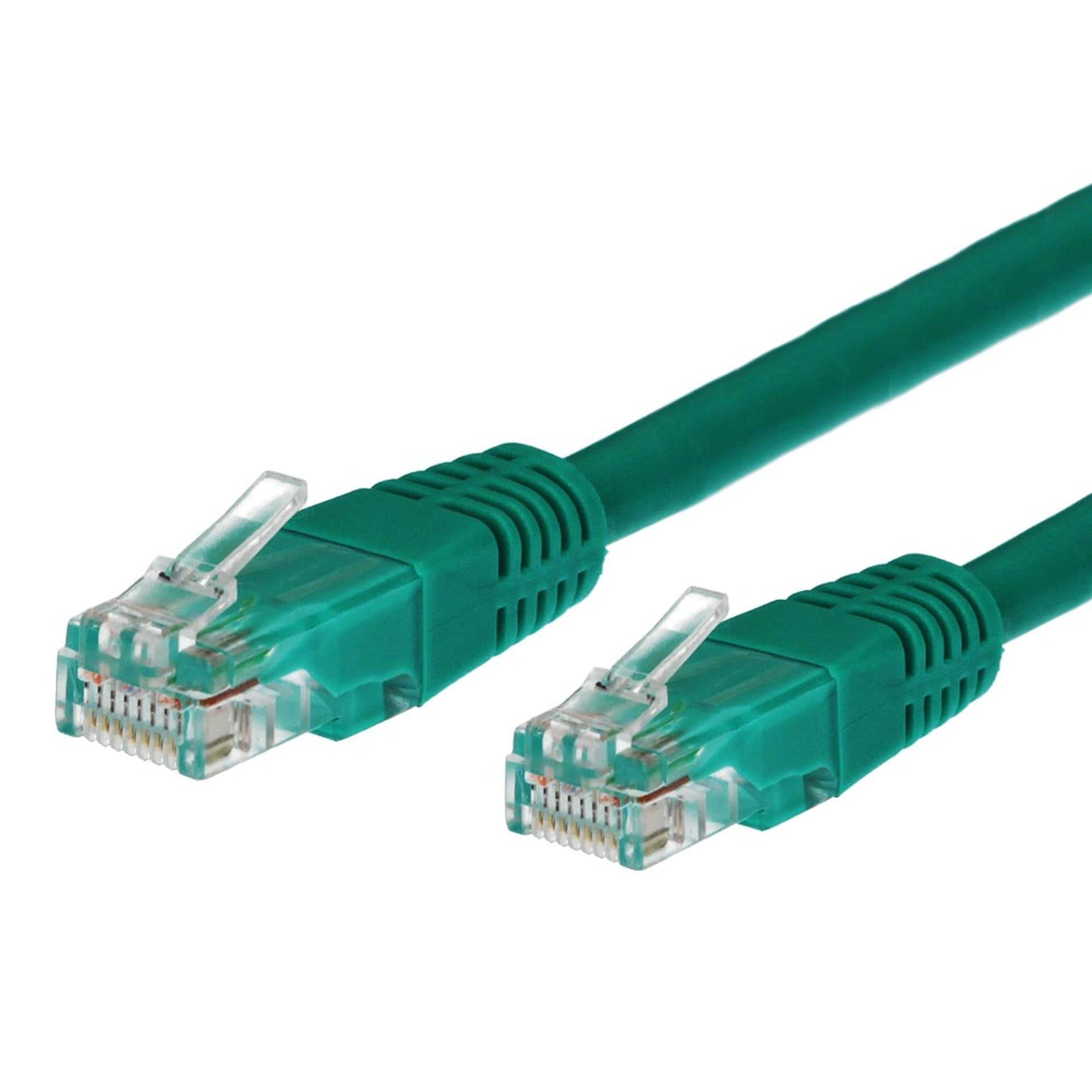 

Kabel Patchcord kat.5e RJ45 UTP 5m. zielony