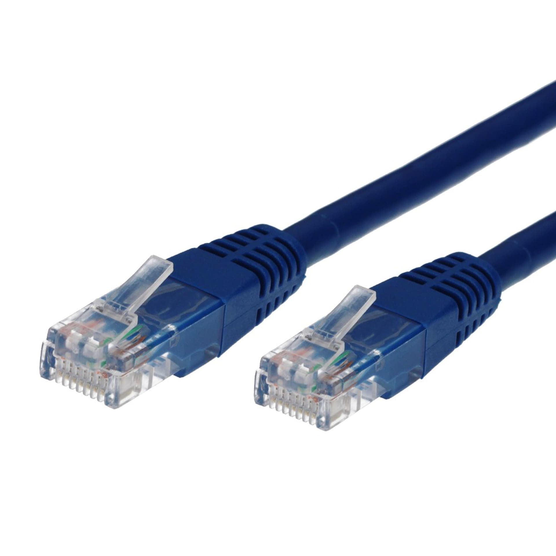 

Kabel Patchcord kat.5e RJ45 UTP 1m. niebieski