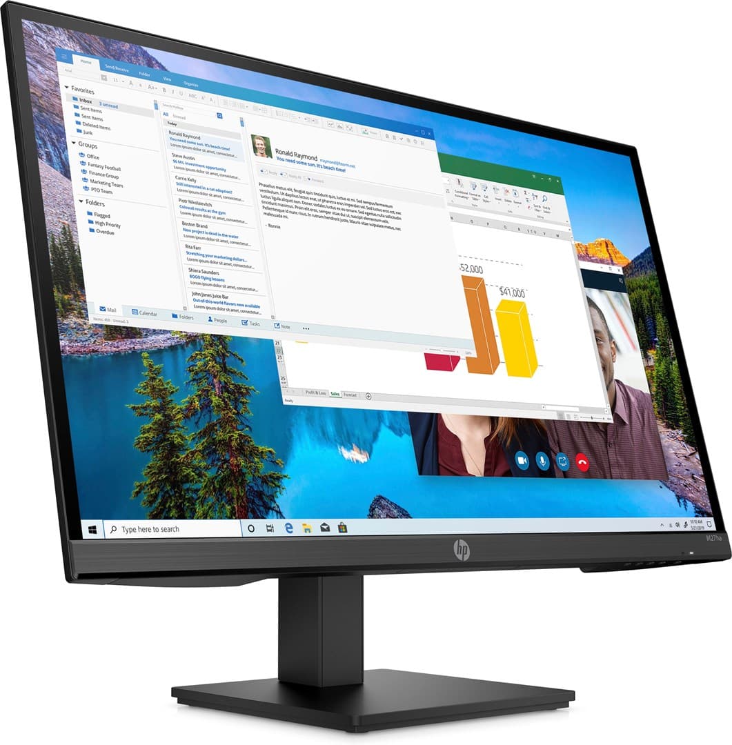 

MONITOR HP LED, IPS 27" M27ha (22H94E9)