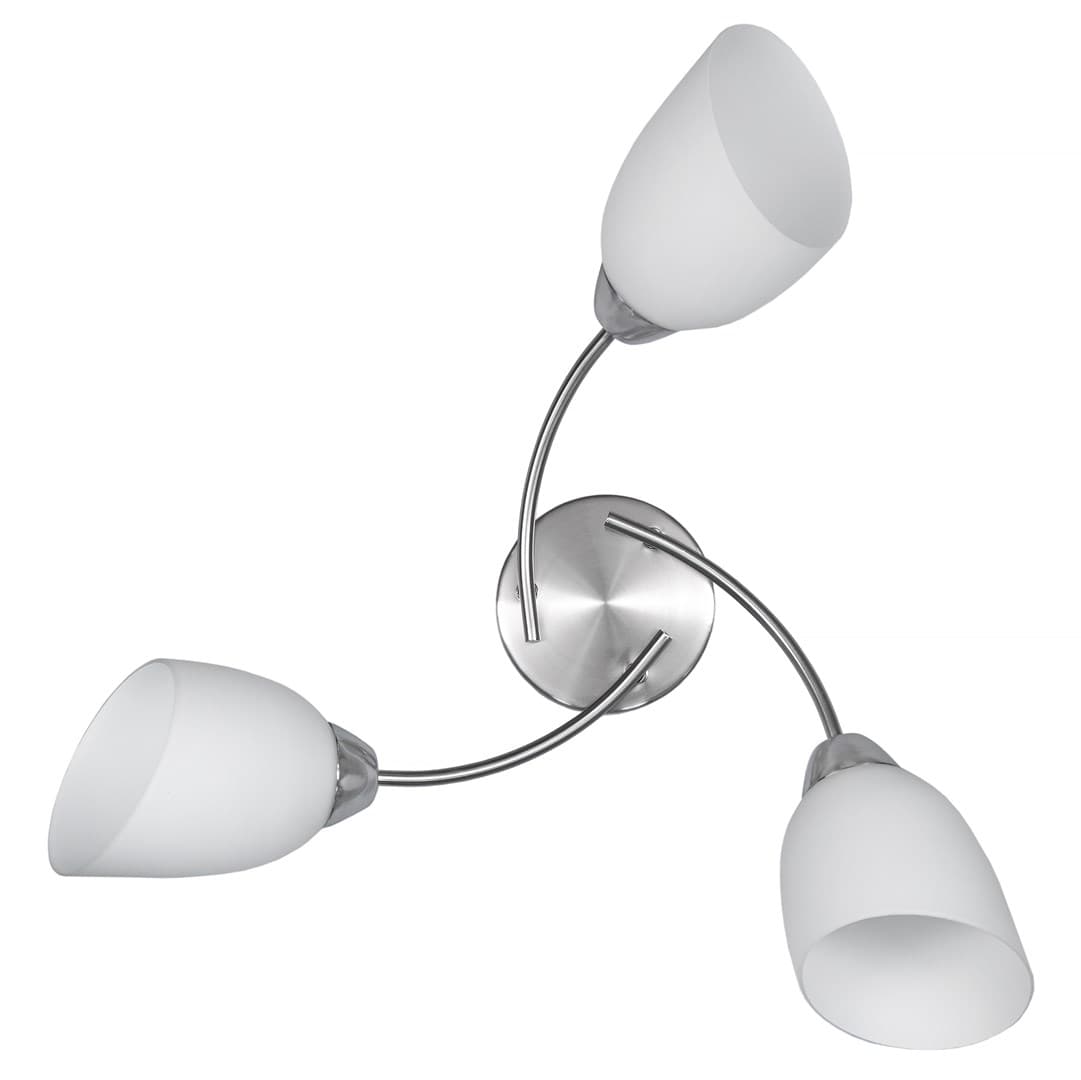

Żyrandol klasyczna lampa sufitowa wisząca Activejet BENITA Nikiel potrójna 3xE27 do salonu