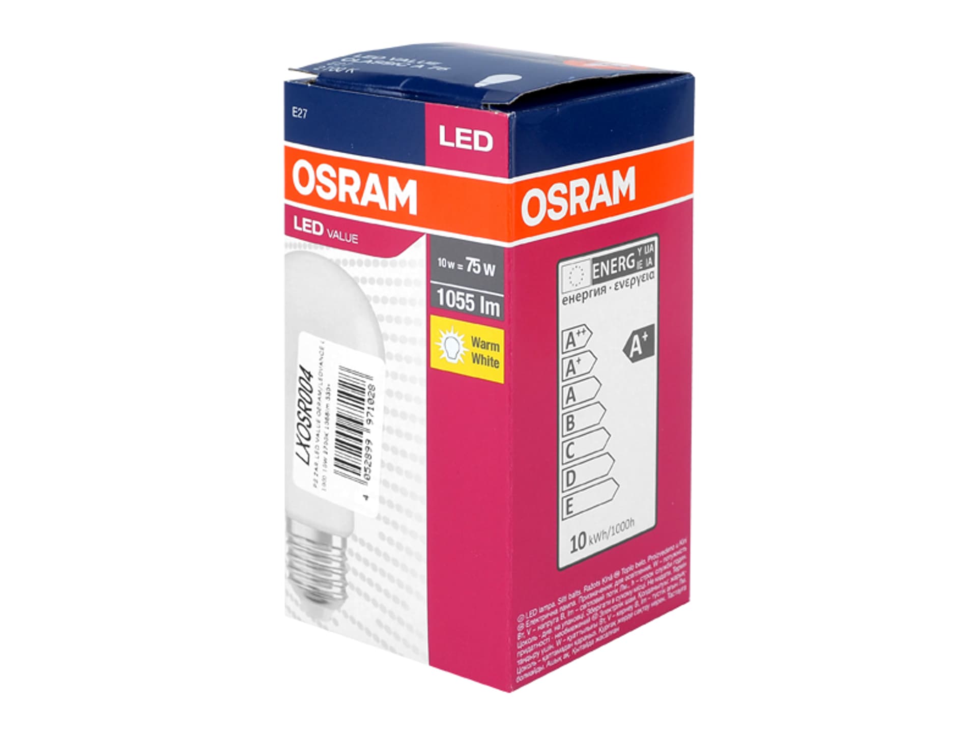 

PS Żarówka LED Value Osram/Ledvance (100), 10 W, 2700 K, 1055 lm, 330°. (1LM)