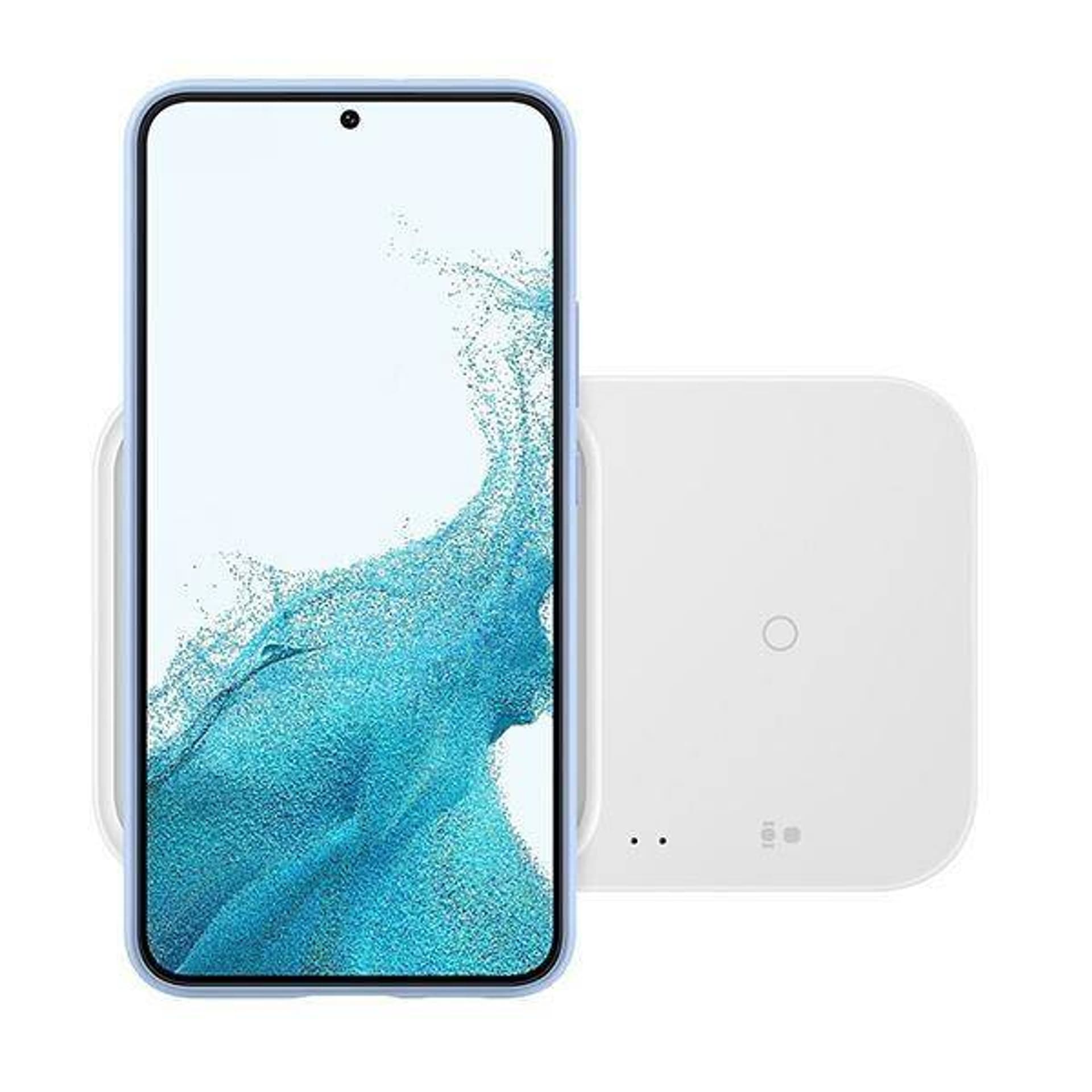 

Ładowarka indukcyjna Samsung EP-P5400TW + ład. siec. biały/white Duo