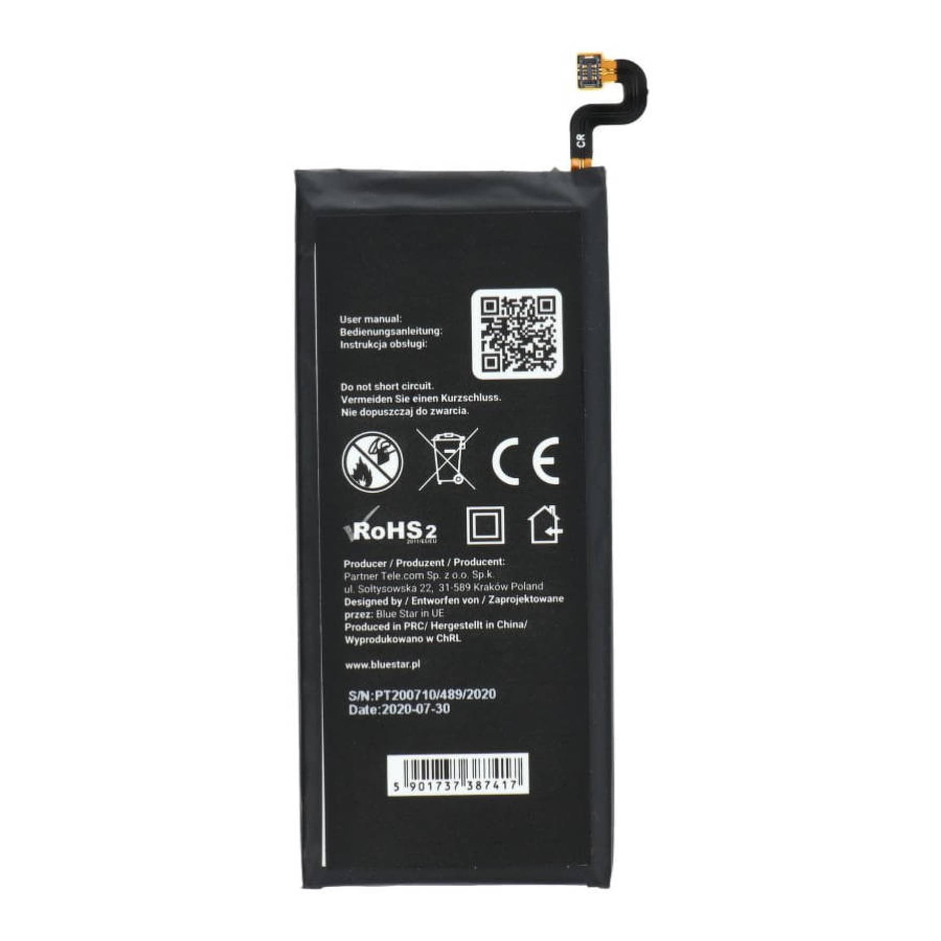 

Bateria do SAMSUNG GALAXY S7 EDGE 3600mAh BlueStar