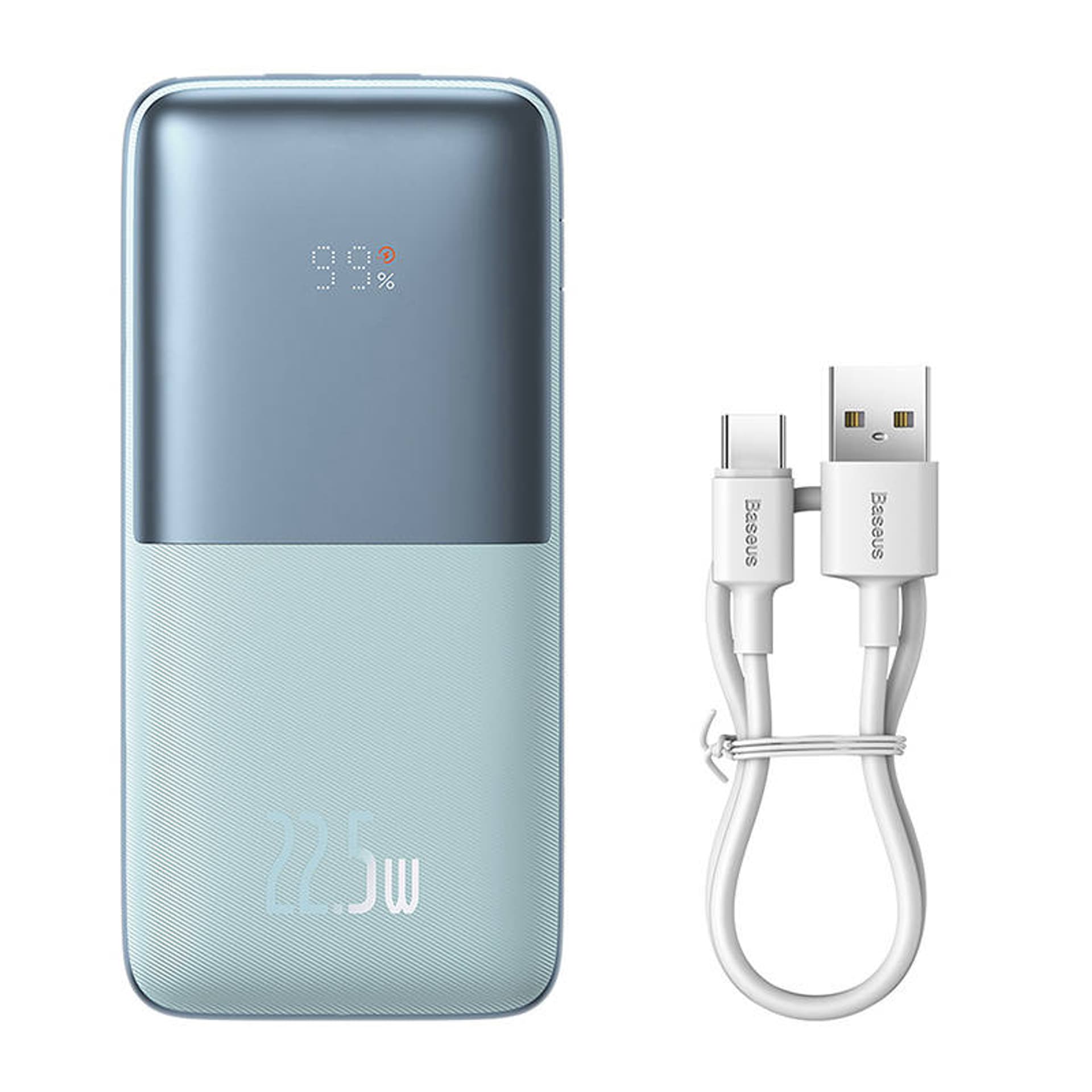 

Powerbank Baseus Bipow Pro 10000mAh, 2xUSB, USB-C, 22.5W (niebieski)