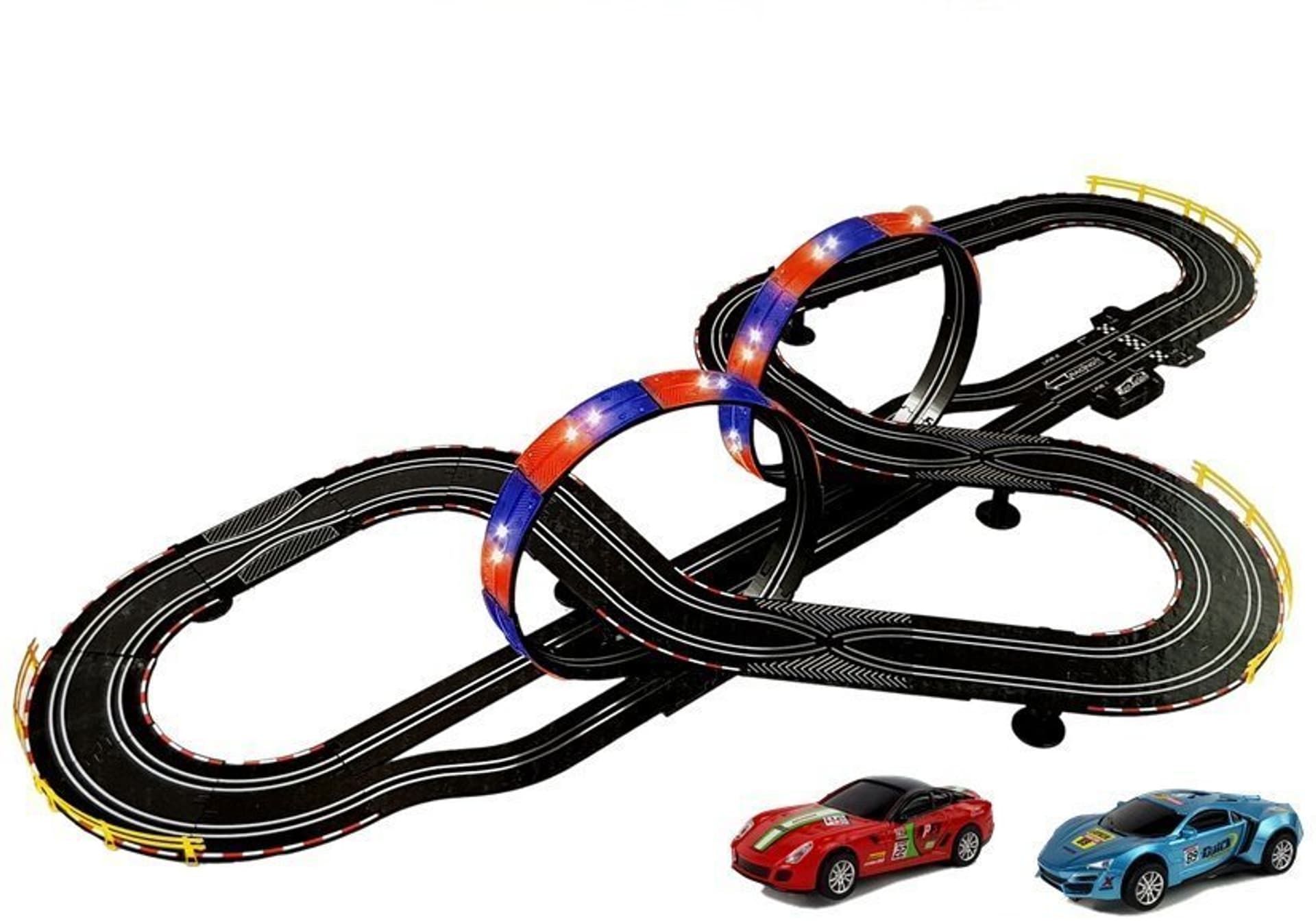 

Tor Wyścigowy 1:43 2 Autka Top Turbo Światła 7,6 m długości