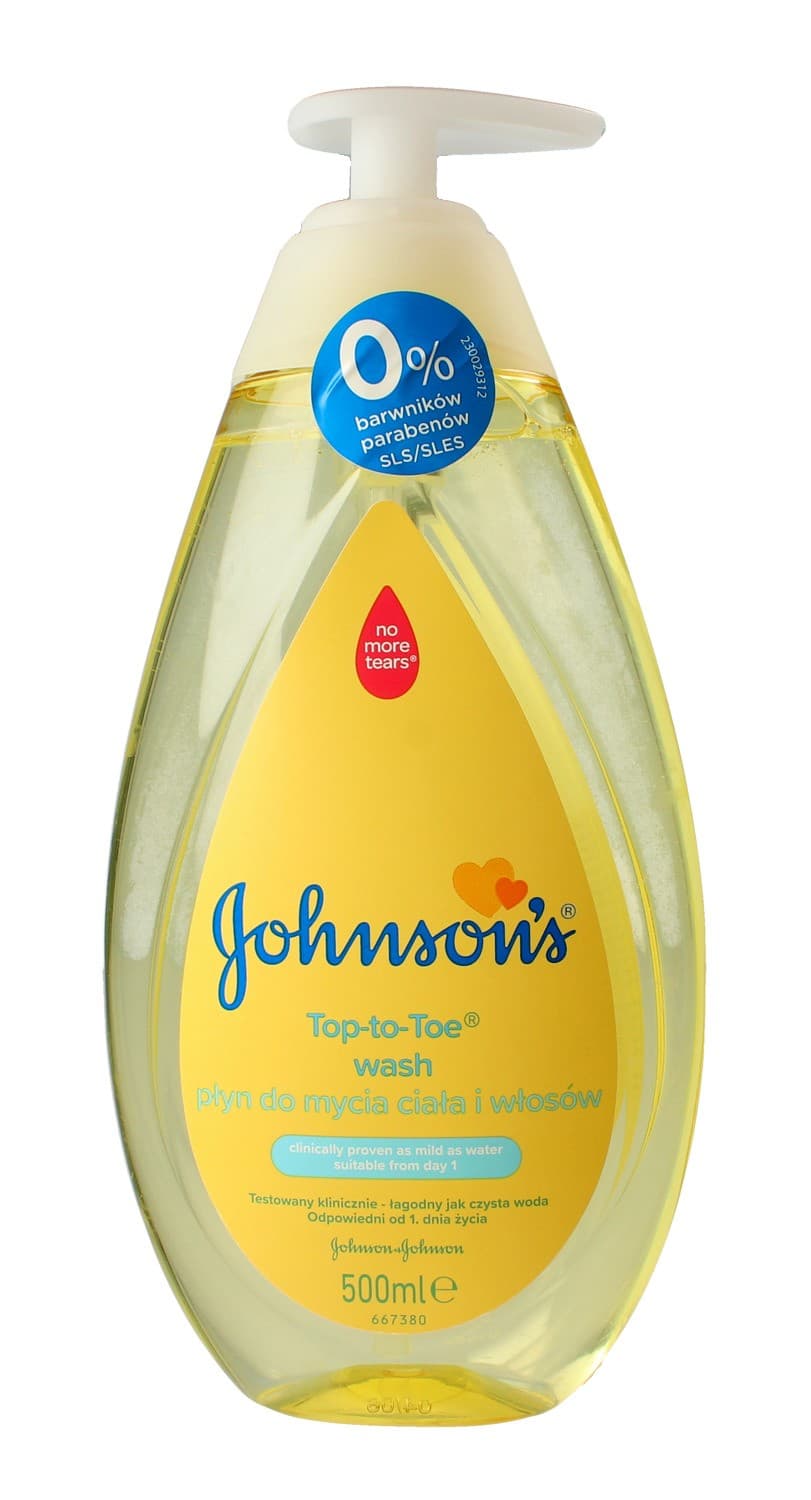 

Johnson`s Baby Top-To-Toe Płyn do mycia ciała i włosów dla dzieci 500ml