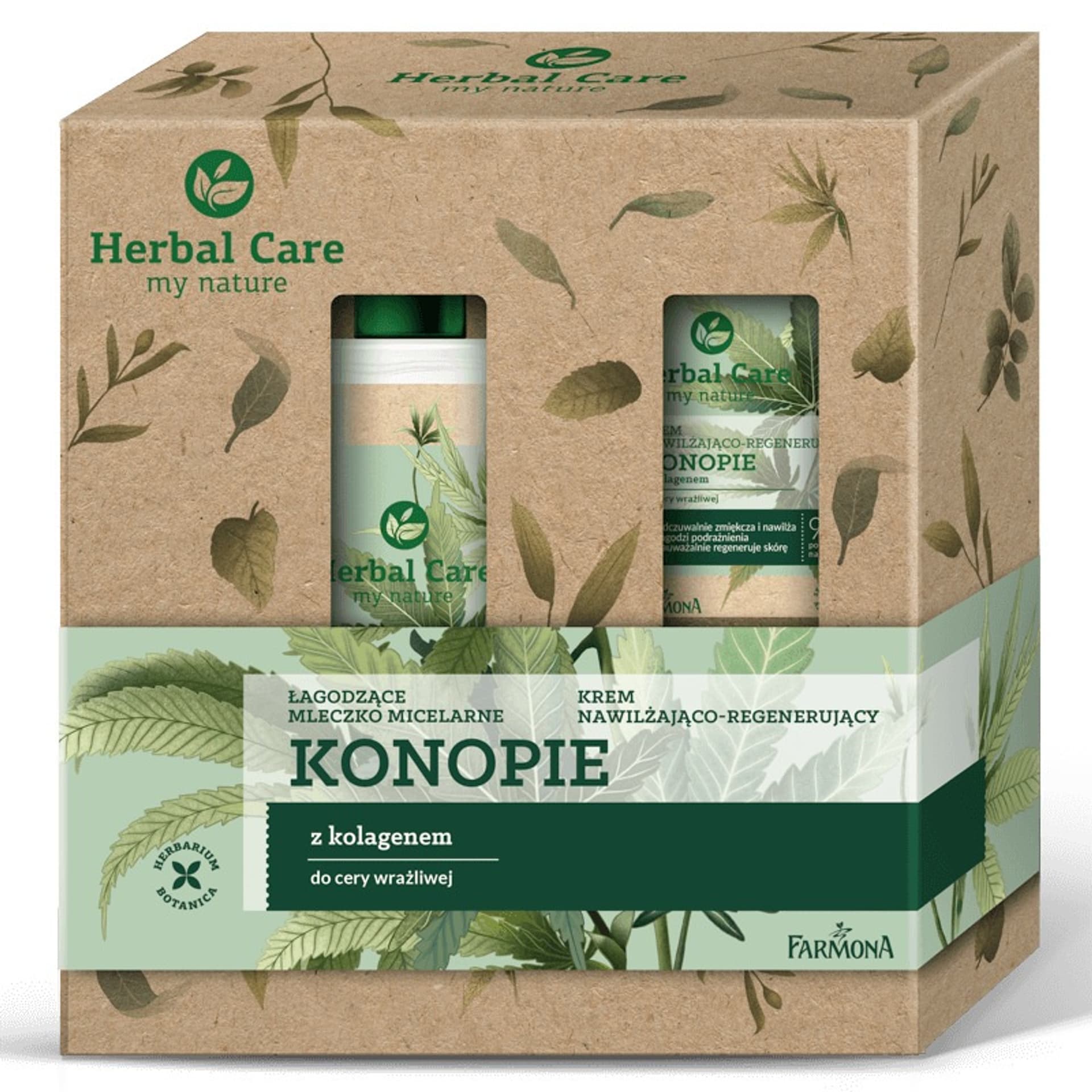 

Farmona Zestaw prezentowy Herbal Care Konopie (Krem do twarzy 50ml+Mleczko micelarne 400ml)