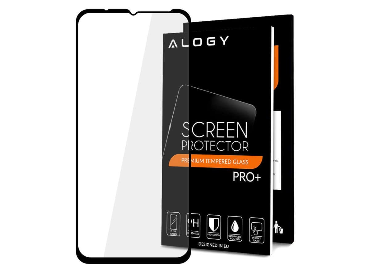

Szkło Alogy Full Glue case friendly do Samsung Galaxy A12 Czarne