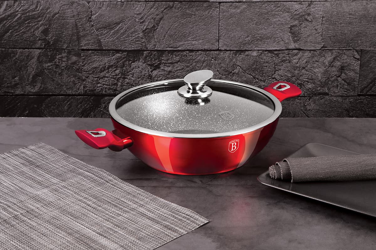 

GARNEK GRANITOWY WOK 28cm BERLINGER HAUS BH-7110