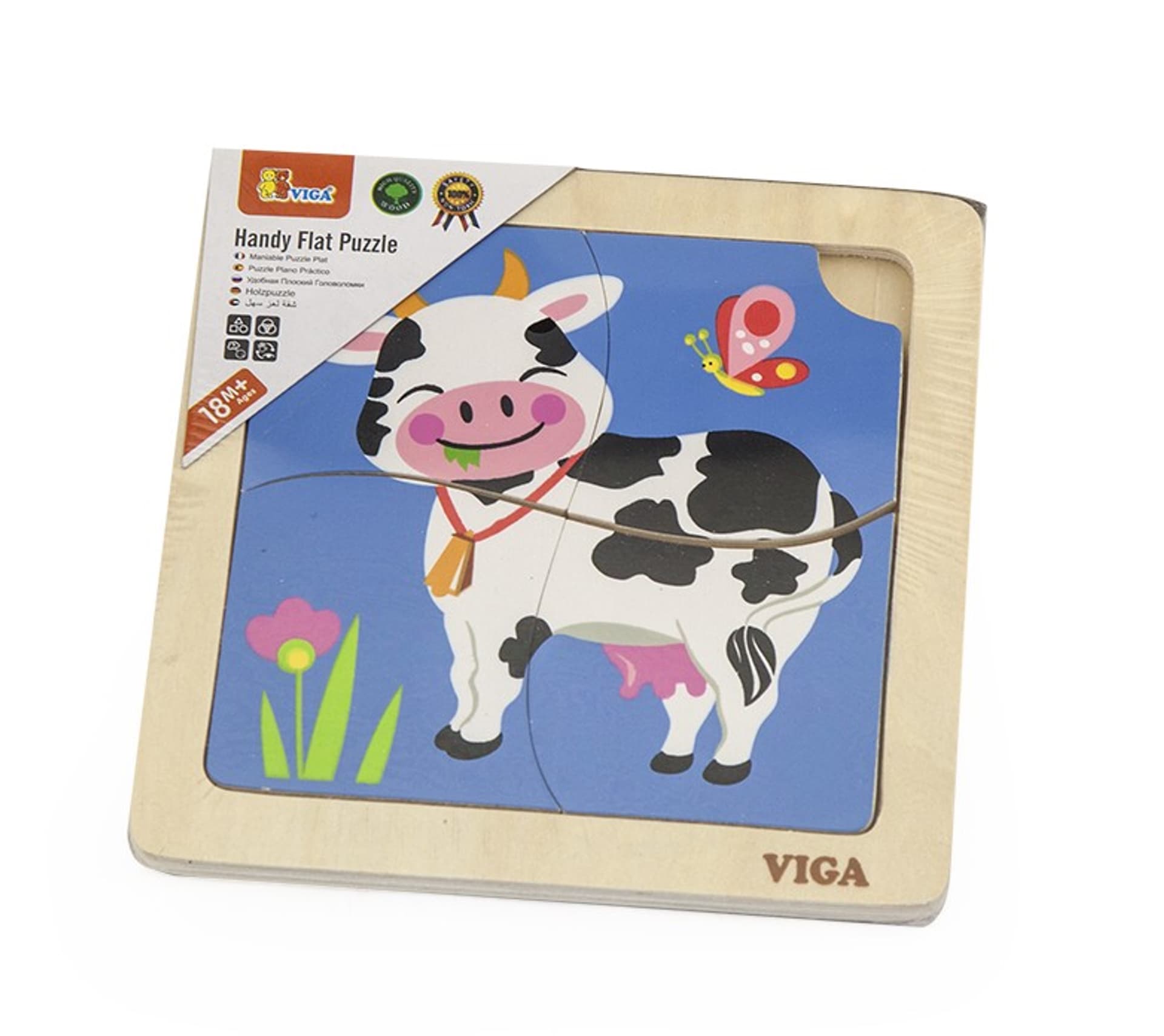 

Viga 51313 Puzzle na podkładce - Krówka