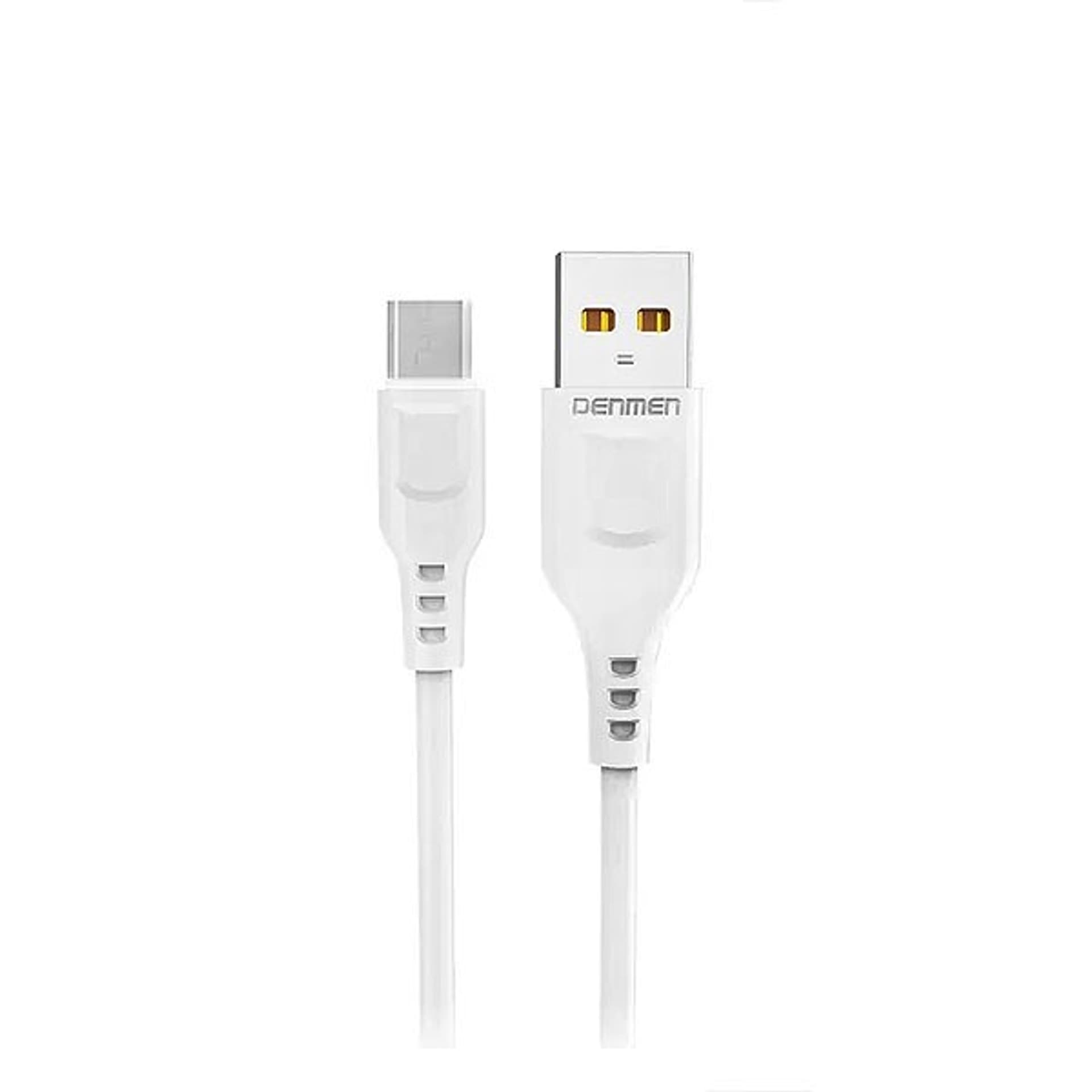 

DENMEN KABEL USB MICRO 2.4A BIAŁY 1M D01V