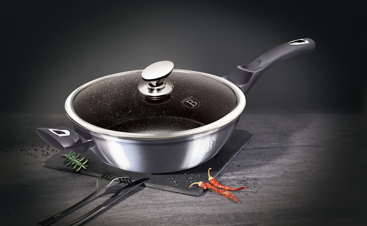 

PATELNIA GRANITOWA 32cm BERLINGER HAUS BH-7139 CARBON PRO