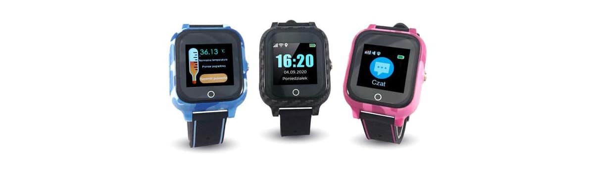 

Smartwatch dla dzieci GoGPS K27 (różowy)