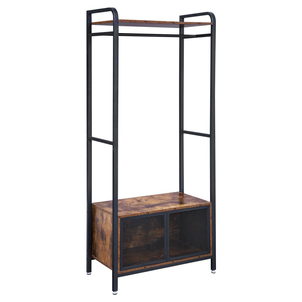 Wieszak na ubrania stojący z szafką LOFT 180 cm