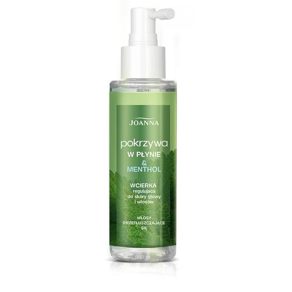 

Joanna Hair Wcierka regulująca w płynie do włosów i skóry głowy Pokrzywa & Menthol 100ml