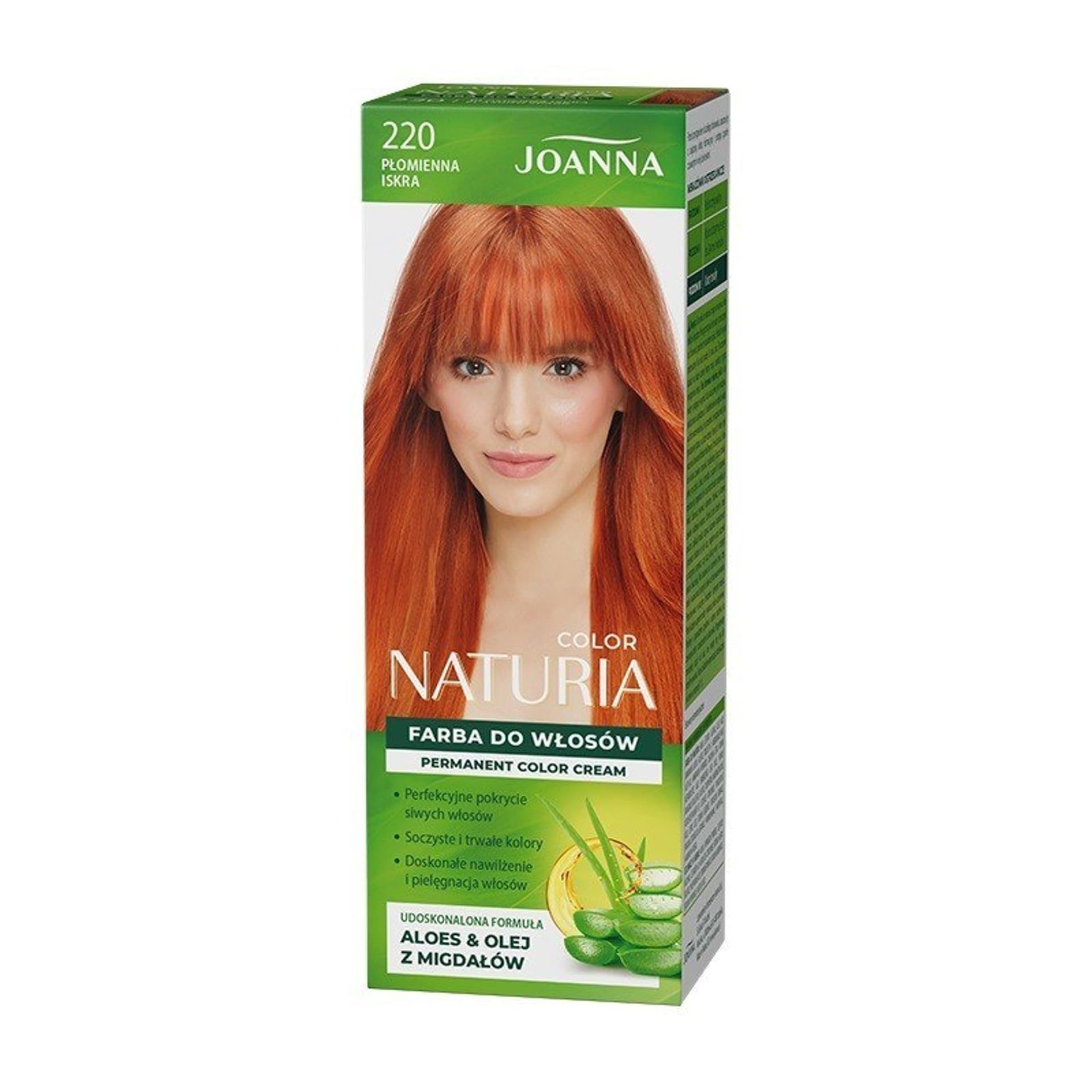 

Joanna Naturia Color Farba do włosów nr 220 - Płomienna Iskra 1op.