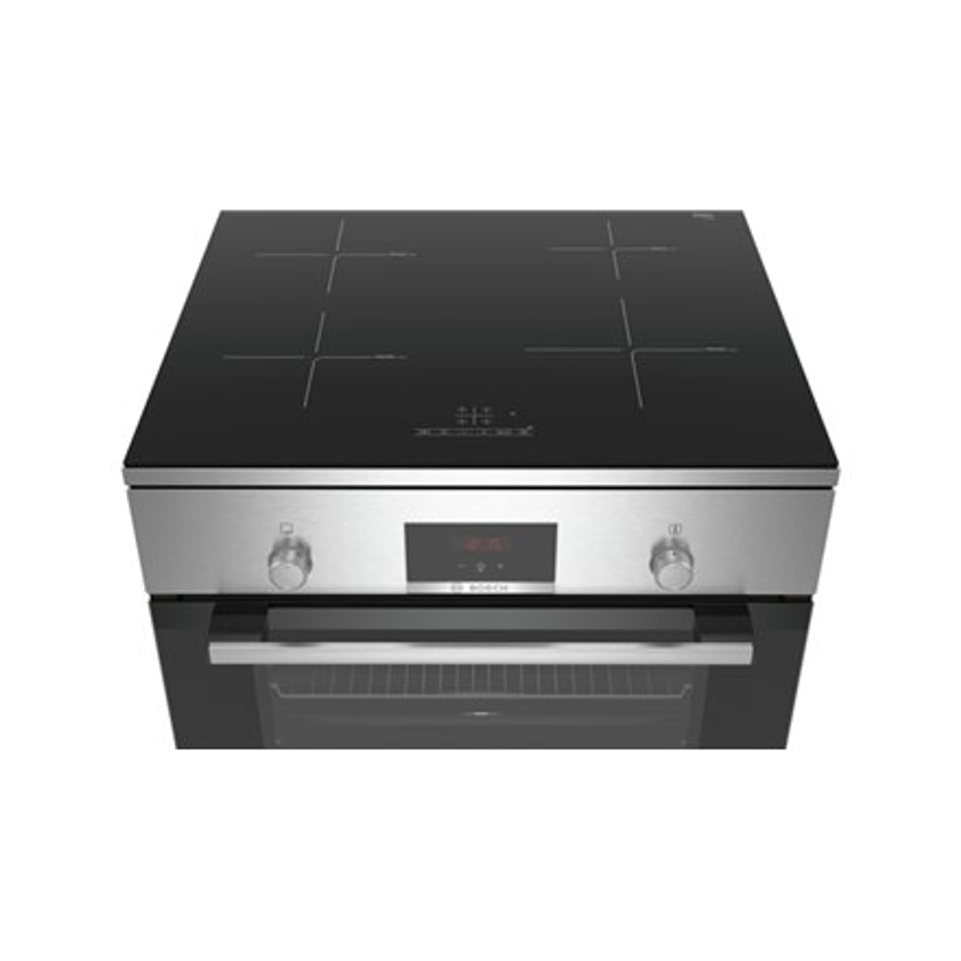 

Bosch Cooker HLN39A050U Series 4 Płyta grzewcza typu Induction, Piekarnik typu Electric, Stal nierdzewna, Szerokość 60 cm, Grill