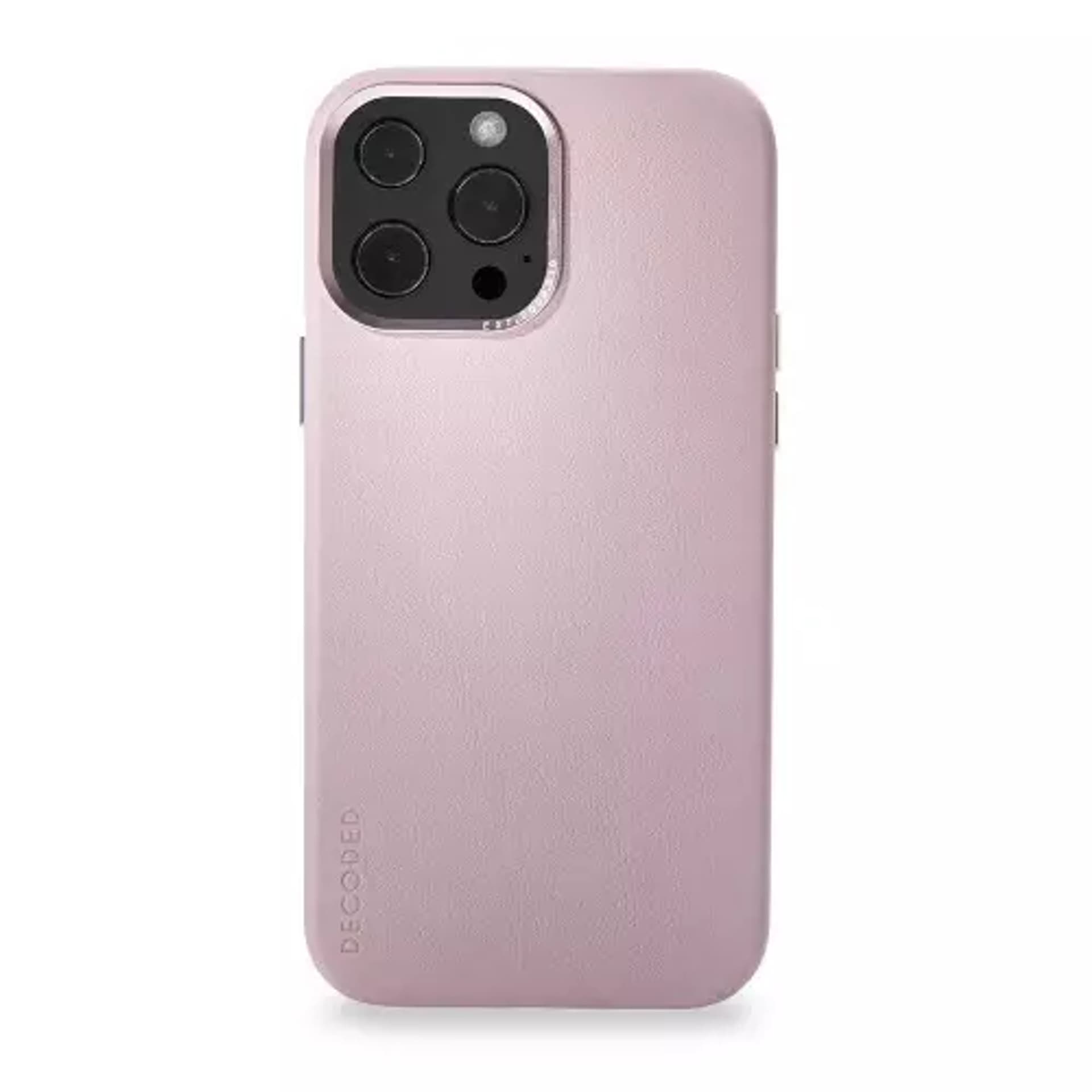 

Decoded – skórzana obudowa ochronna do iPhone 13 Pro Max/ 12 Pro Max kompatybilna z MagSafe (Powder Pink)