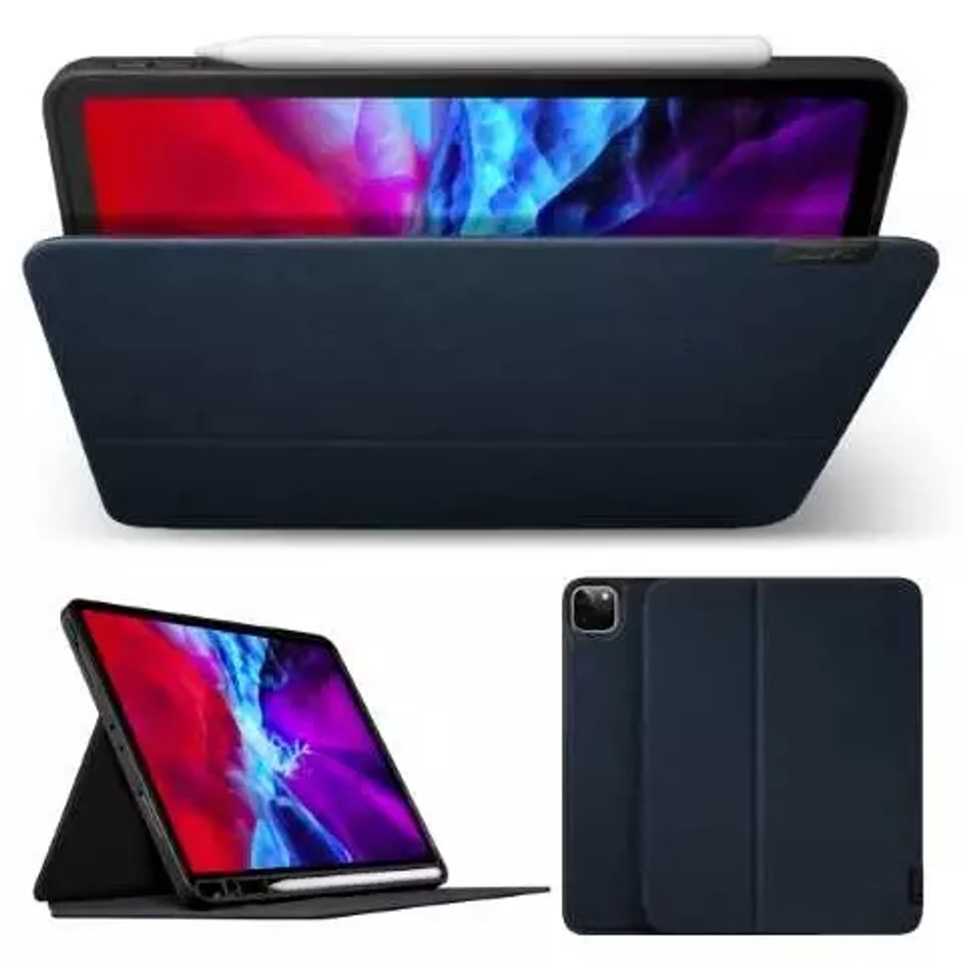

LAUT Prestige Folio - obudowa ochronna z uchwytem do Apple Pencil do iPad Pro 11" 1/2/3/4G, iPad Air 10.9" 4/5G (indigo)
