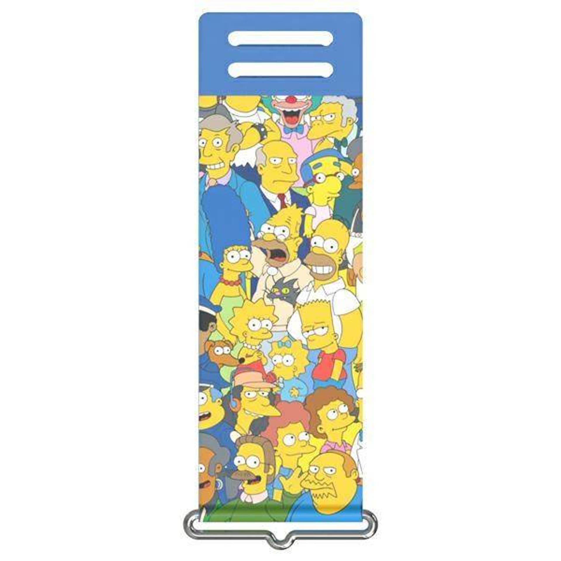 

Pasek Samsung GP-TOF711HO3YW do etui Silicone Cover z paskiem Z Flip3 - Simpsons niebieski/blue
