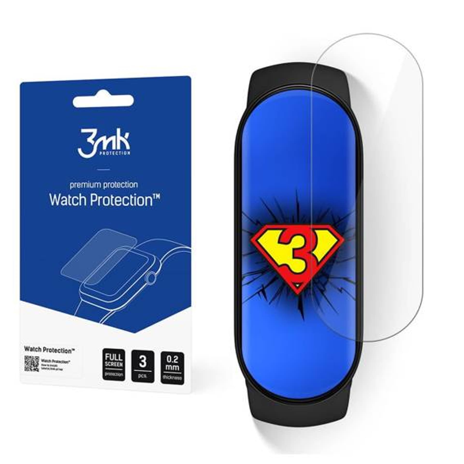 

3MK Folia ARC Xiaomi Mi Band 6 Watch Folia Fullscreen