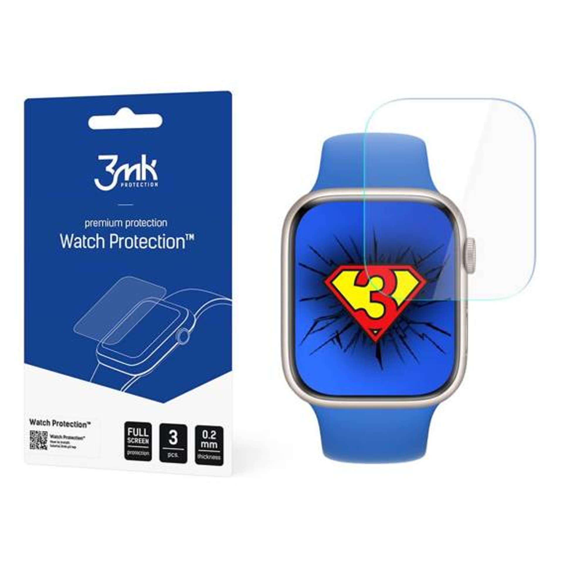

3MK Folia ARC Apple Watch 8 45mm Fullscreen Folia