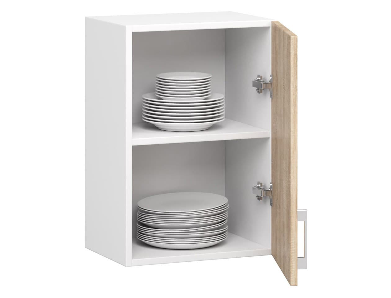

Szafka LIMA W40 /580/ BIAŁY/DĄB SONOMA