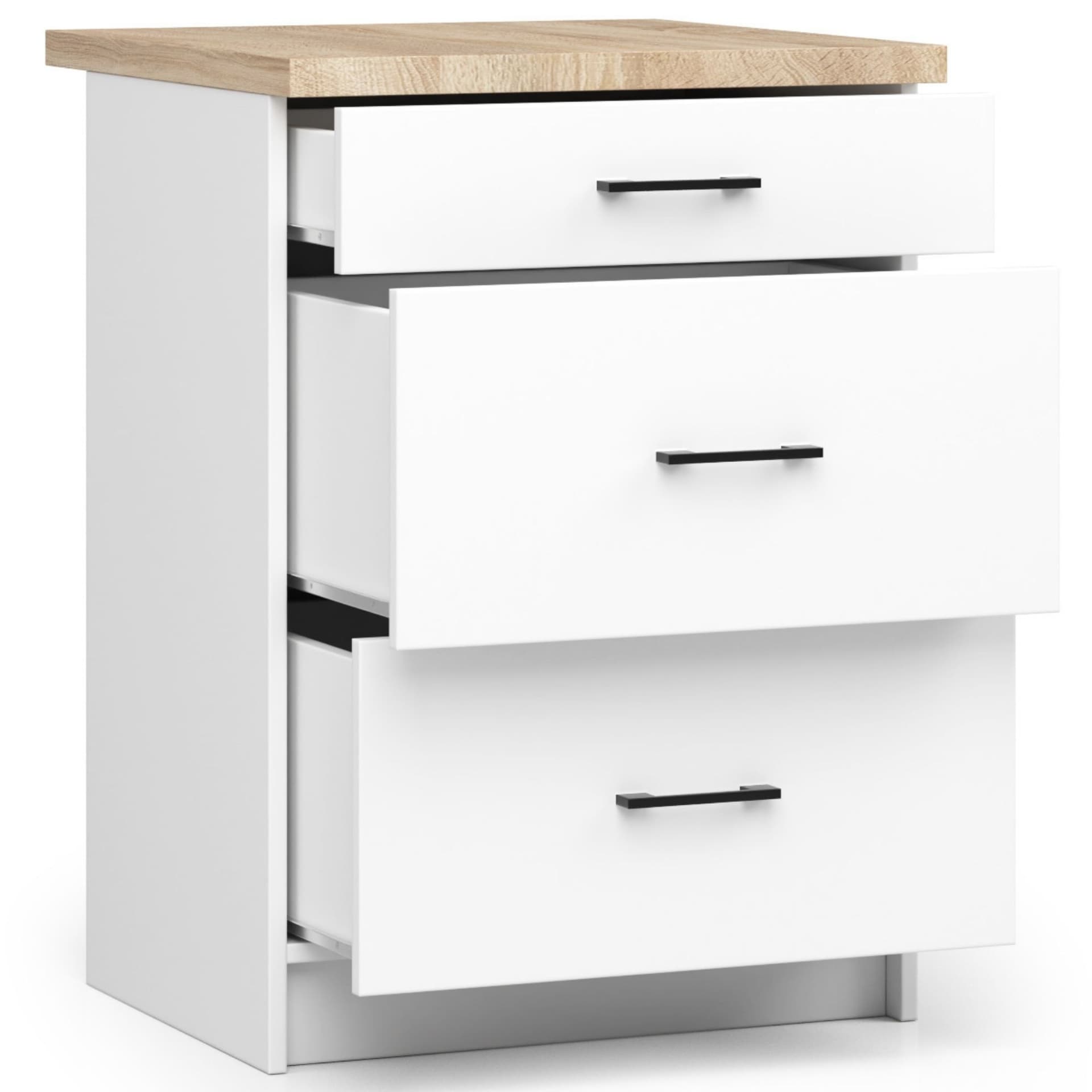 

SZAFKA KUCHENNA OLIWIA S 60cm 3S BIAŁA