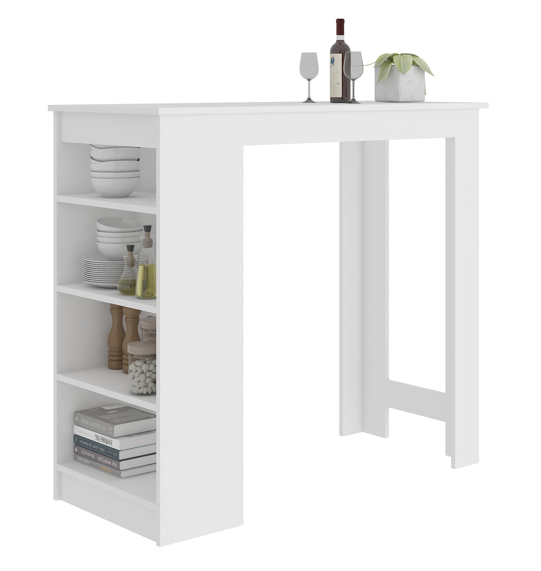 

Stolik barowy pod hoker 115cm Biały