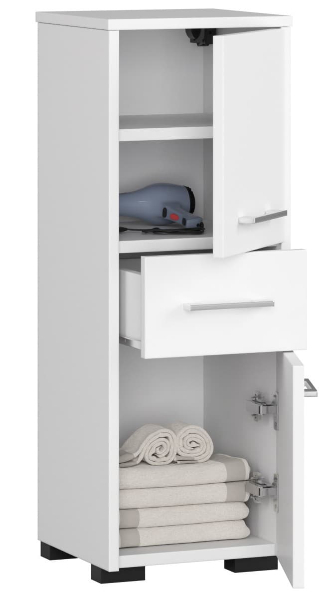 

SZAFKA ŁAZIENKA FIN SŁUPEK 30 2D 1SZ 85cm BIAŁY