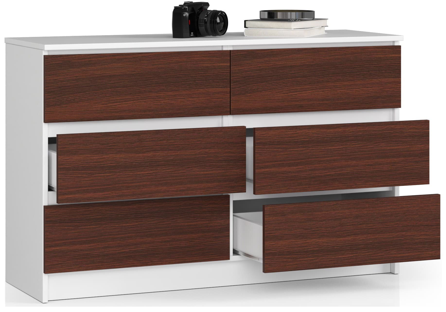 

KOMODA K120 6SZ CLP BIAŁY / VENGE