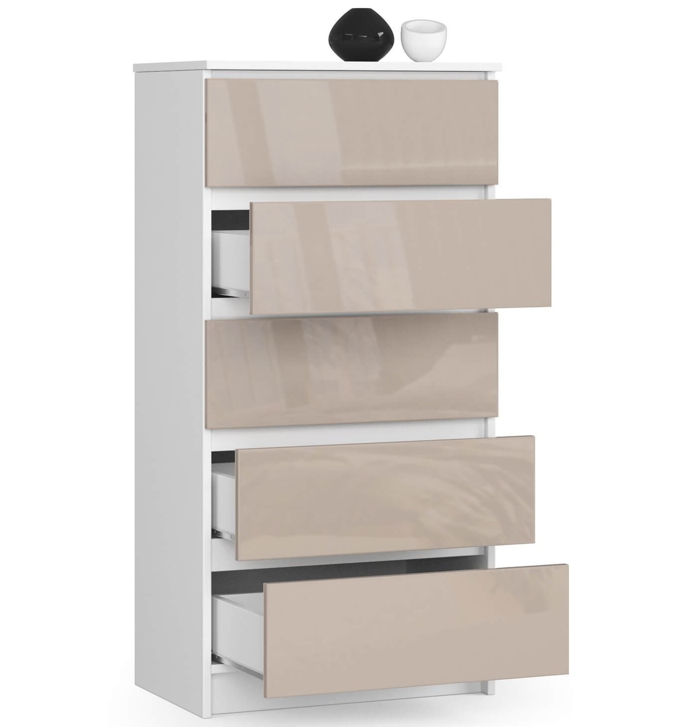 

KOMODA K60 5SZ CLP CAPUCCINO POŁYSK