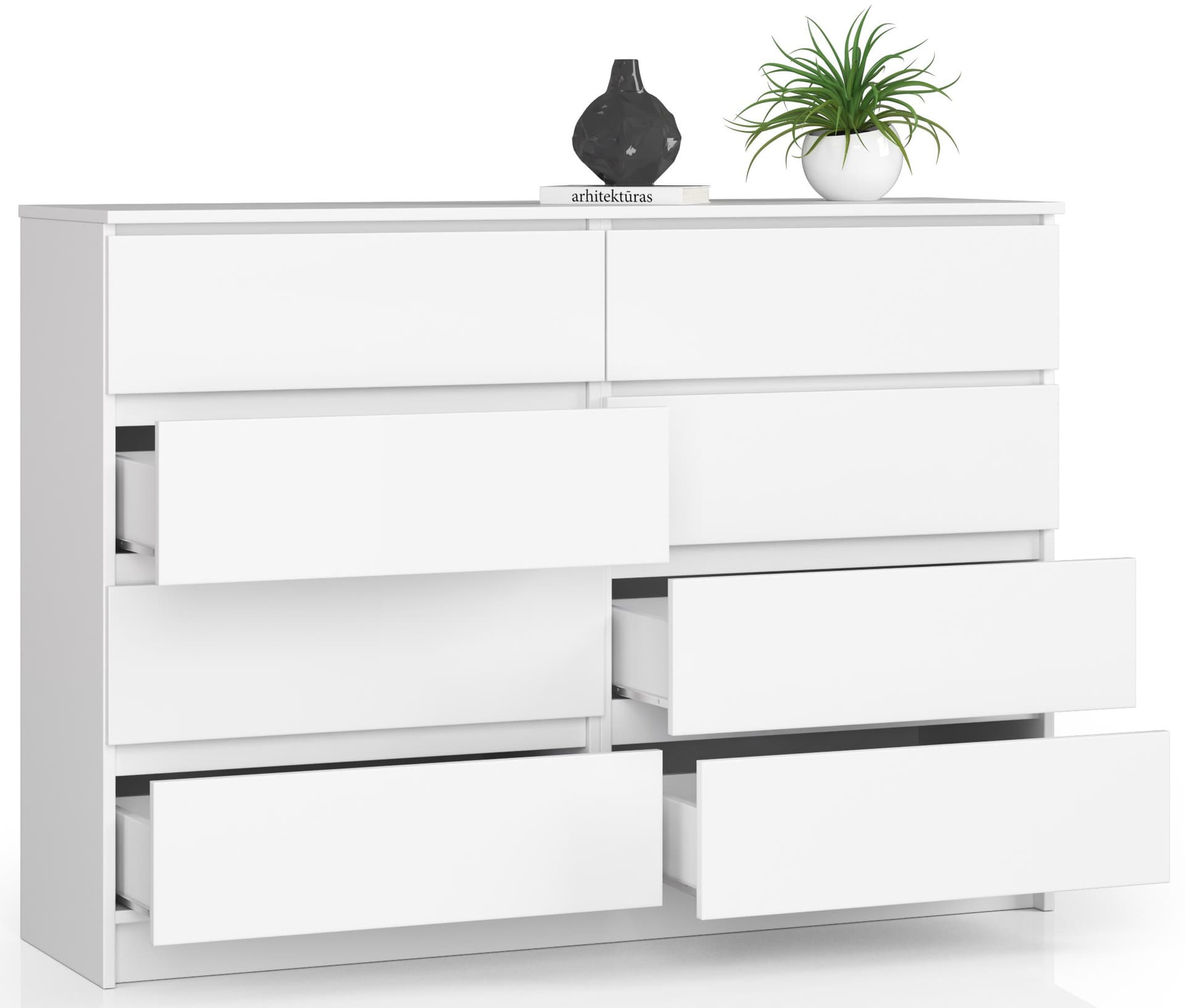 

KOMODA K140 8SZ CLP BIAŁY