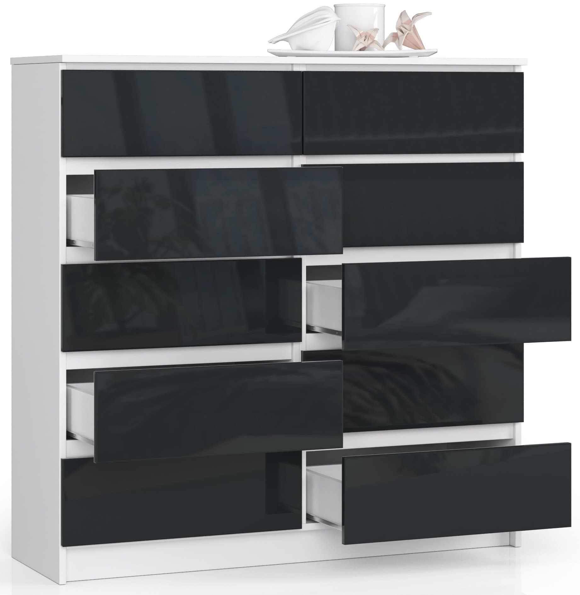 

KOMODA K120 10SZ CLP GRAFIT POŁYSK