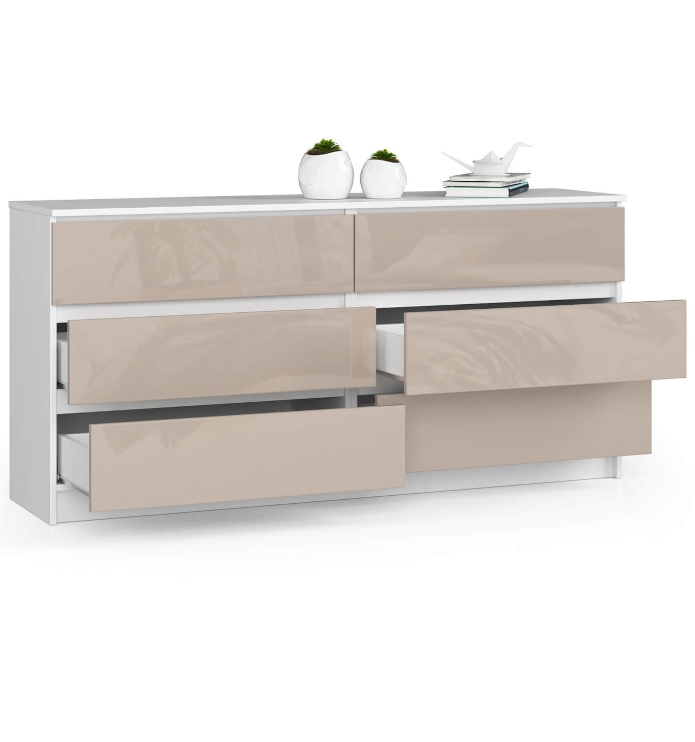 

KOMODA K160 6SZ CLP CAPPUCCINO POŁYSK