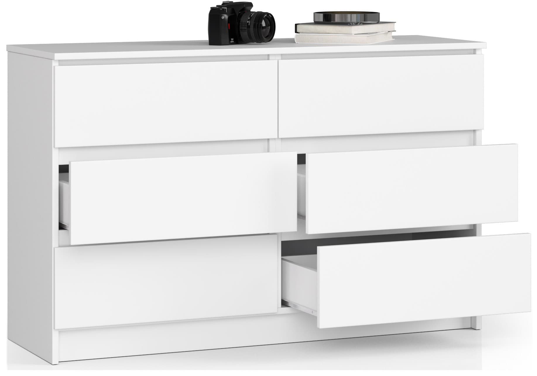 

KOMODA K120 6SZ CLP BIAŁY